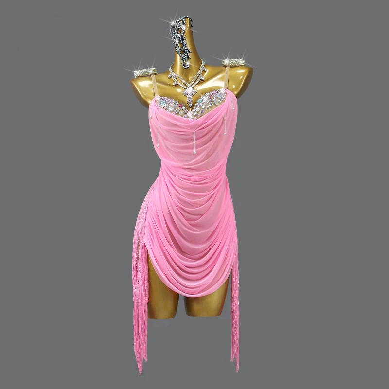 2025 New Latin Dance Dress Sexy Stage Costume Women Prom Evening Competition Skirt Prom Ballroom Suit Sports Performance Clothes
2025 New Latin Dance Dress Sexy Stage Costume Women Prom Evening Competition Skirt Prom Ballroom Suit Sports Performance Clothes