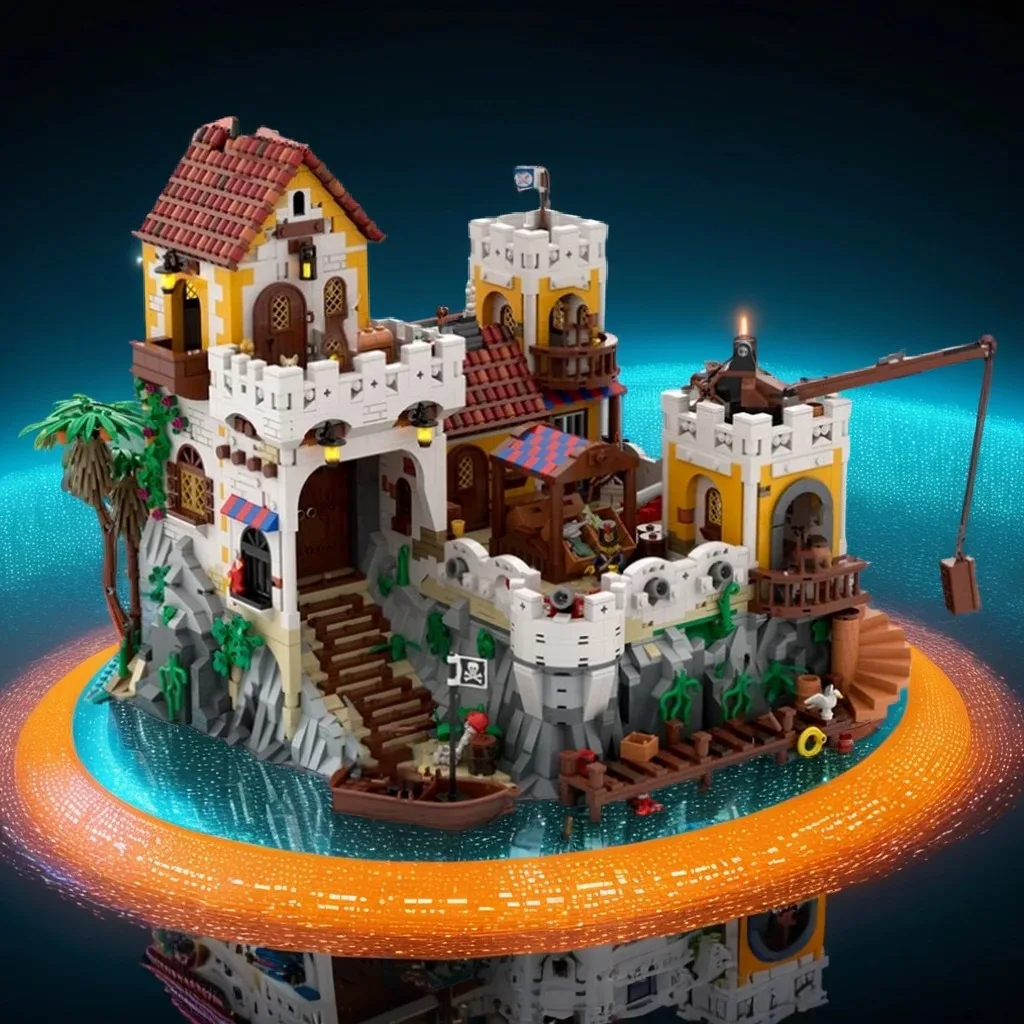 4153pcs Moc Eldorado Fortress Remake Model Kit - Interactive Harbor & Tower Design, Awesome Birthday Building Blocks Gift
4153pcs Moc Eldorado Fortress Remake Model Kit - Interactive Harbor & Tower Design, Awesome Birthday Building Blocks Gift
