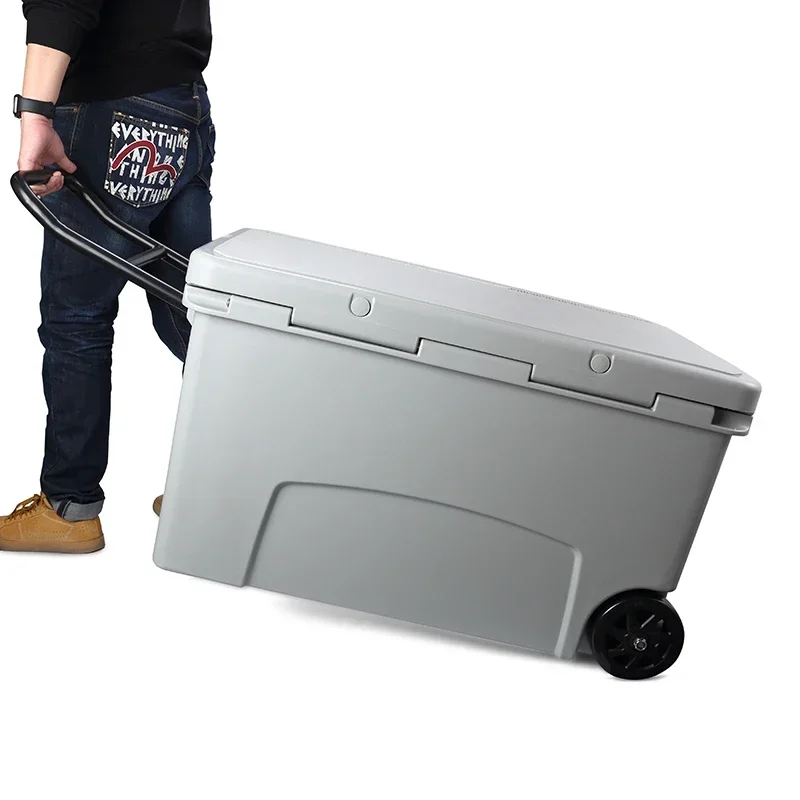 High quality big 75qt 125qt 145qt plastic insulated portable ice cooler box rotomold cooler with wheels
High quality big 75qt 125qt 145qt plastic insulated portable ice cooler box rotomold cooler with wheels