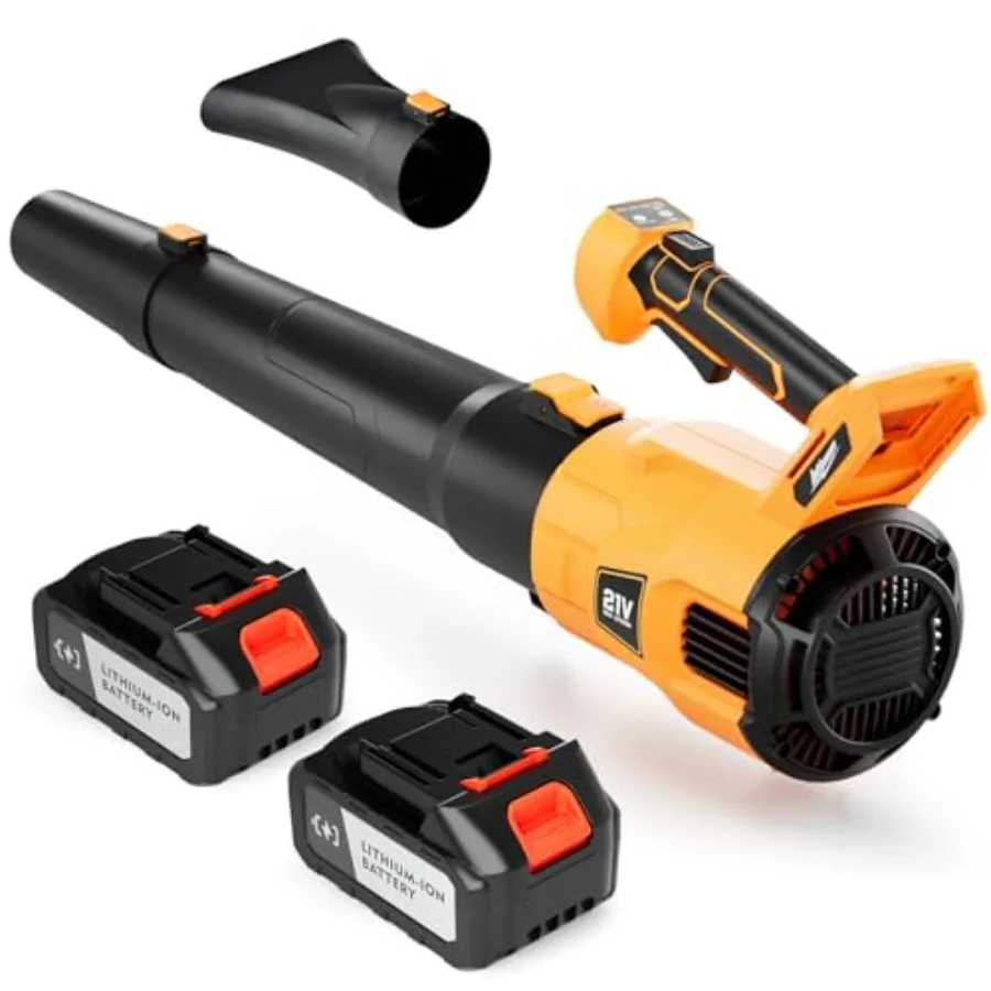 Leaf Blower Cordless Electric Cordless Leaf Blower with 2 * 4.0Ah Lithium-Ion Battery Powered Blowers for Lawn Care Blower with
Leaf Blower Cordless Electric Cordless Leaf Blower with 2 * 4.0Ah Lithium-Ion Battery Powered Blowers for Lawn Care Blower with