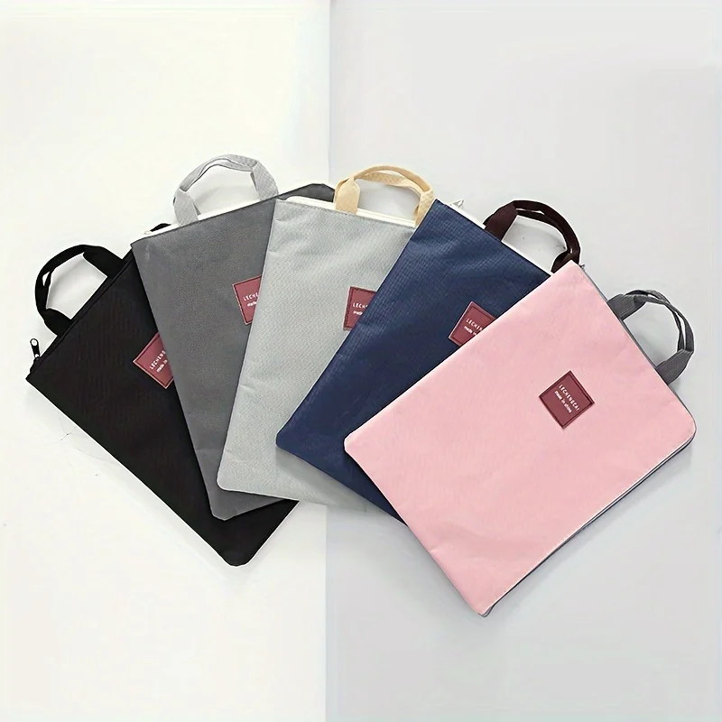 1pc File Bag Canvas Simple Zipper Storage Bag Office File Bag, A4 Large Capacity Tote Bag 13 Inch Laptop Oxford Canvas Briefcase
1pc File Bag Canvas Simple Zipper Storage Bag Office File Bag, A4 Large Capacity Tote Bag 13 Inch Laptop Oxford Canvas Briefcase