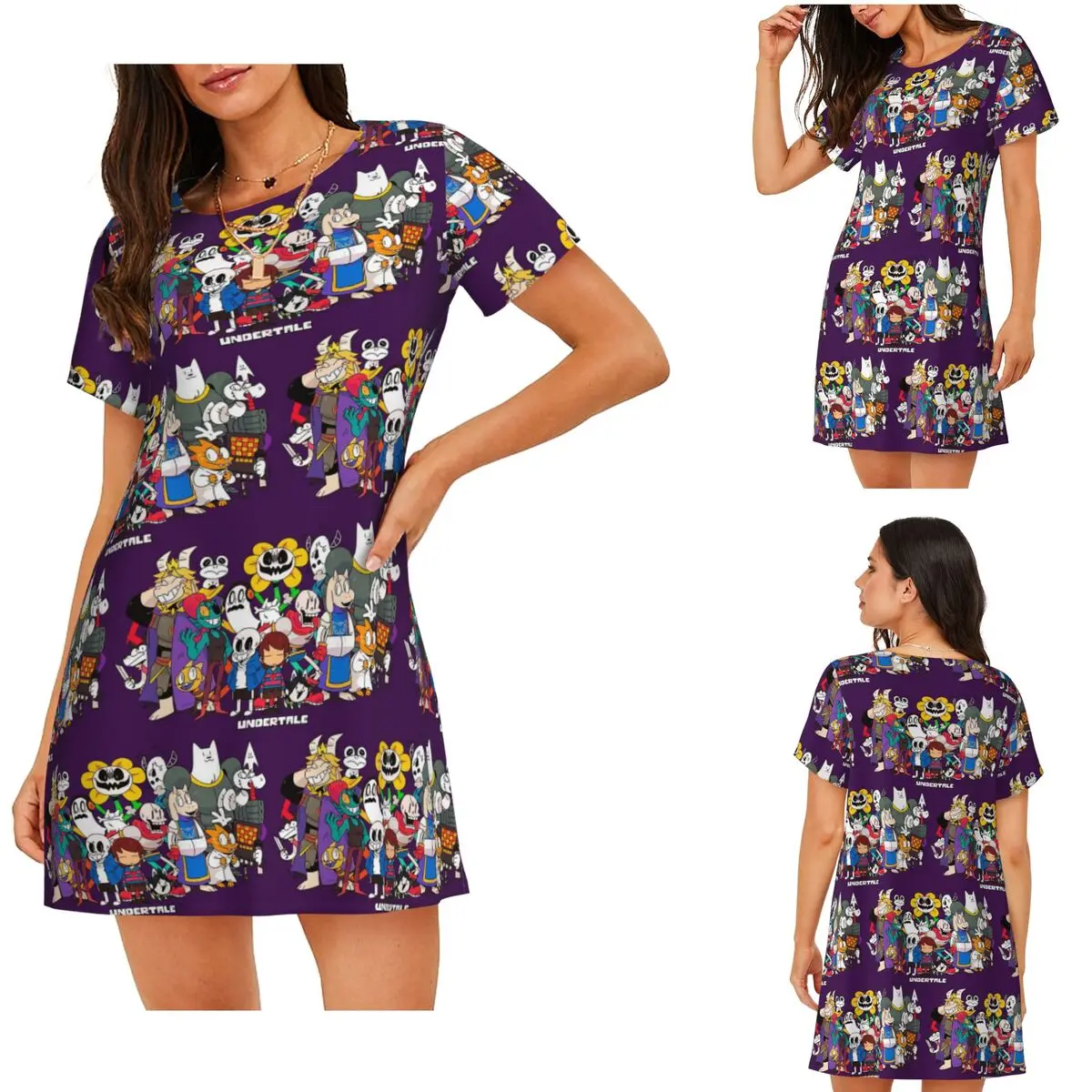 Custom Undertale Adventure Short Sleeves Nightdress For Sleeping Sleepshirts Women Short Sleeve Nightgowns Soft Pajama Dress
Custom Undertale Adventure Short Sleeves Nightdress For Sleeping Sleepshirts Women Short Sleeve Nightgowns Soft Pajama Dress
