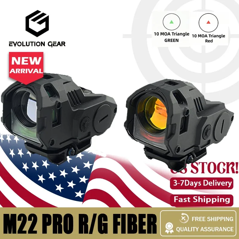 M22 PRO 10 MOA Triangle Red/Green Reticle Optics Day/Night Self-illuminated Real Fiber Scope Riflescope
M22 PRO 10 MOA Triangle Red/Green Reticle Optics Day/Night Self-illuminated Real Fiber Scope Riflescope