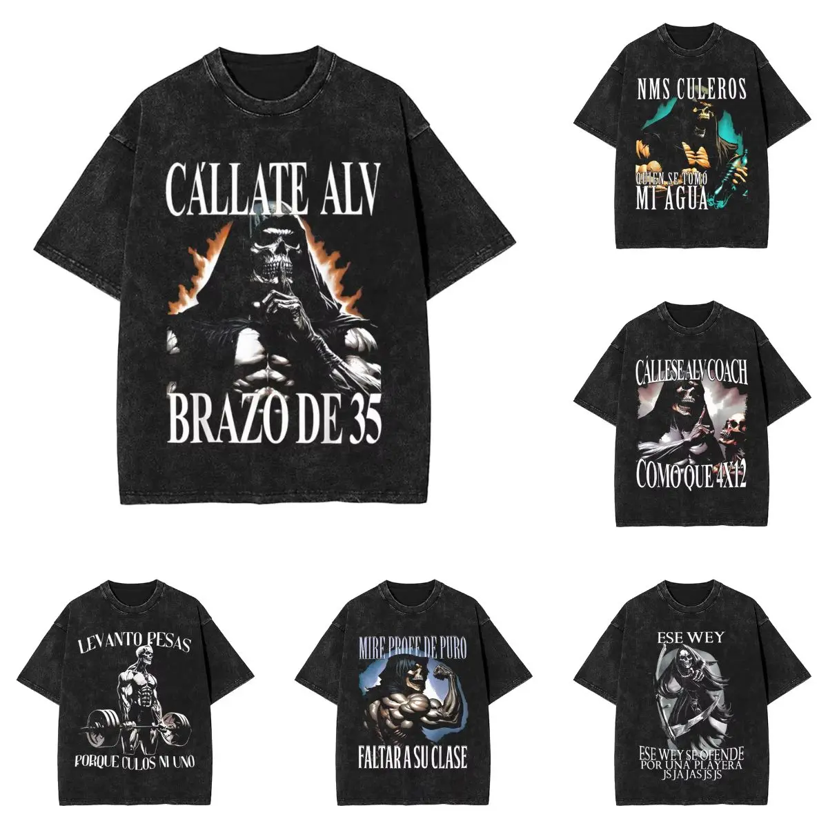 Men Women T-Shirt CALLATE ALV BRAZO DE 35 Washed T-Shirts Harajuku Calacas Chidas Gym Summer Tee Shirt Streetwear Tops Plus Size
Men Women T-Shirt CALLATE ALV BRAZO DE 35 Washed T-Shirts Harajuku Calacas Chidas Gym Summer Tee Shirt Streetwear Tops Plus Size