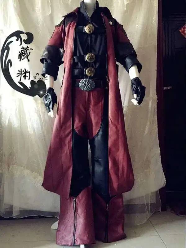 New Dante 4 Cosplay Costumes Patent Leather Coat Metal Butons Clothing Set For Game Party Custom Made
New Dante 4 Cosplay Costumes Patent Leather Coat Metal Butons Clothing Set For Game Party Custom Made