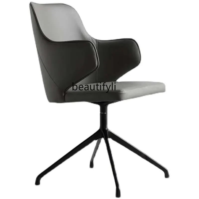 Итальянский минималистичный стул для кабинета, скандинавский Повседневный поворотный стул, Вертлюг, роскошный высокий стул, двойная деталь
Итальянский минималистичный стул для кабинета, скандинавский Повседневный поворотный стул, Вертлюг, роскошный высокий стул, двойная деталь