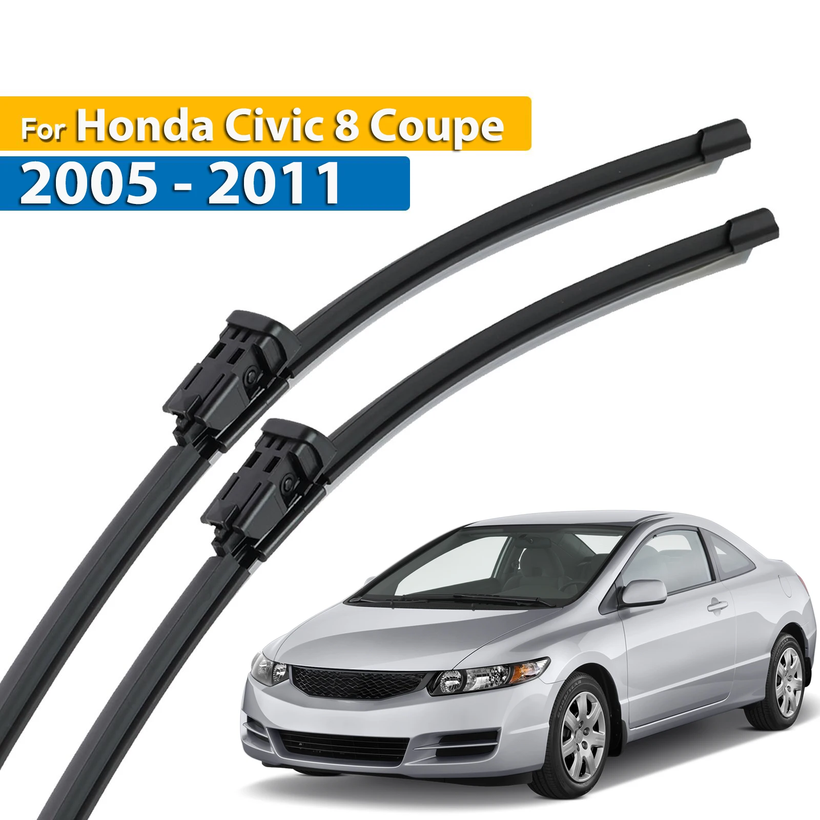 Щетки стеклоочистителя Erick's для Honda Civic MK8 Coupe, американская модель 2005-2011, лобовое стекло для очистки стекла, 28 + 24 дюйма
Щетки стеклоочистителя Erick's для Honda Civic MK8 Coupe, американская модель 2005-2011, лобовое стекло для очистки стекла, 28 + 24 дюйма