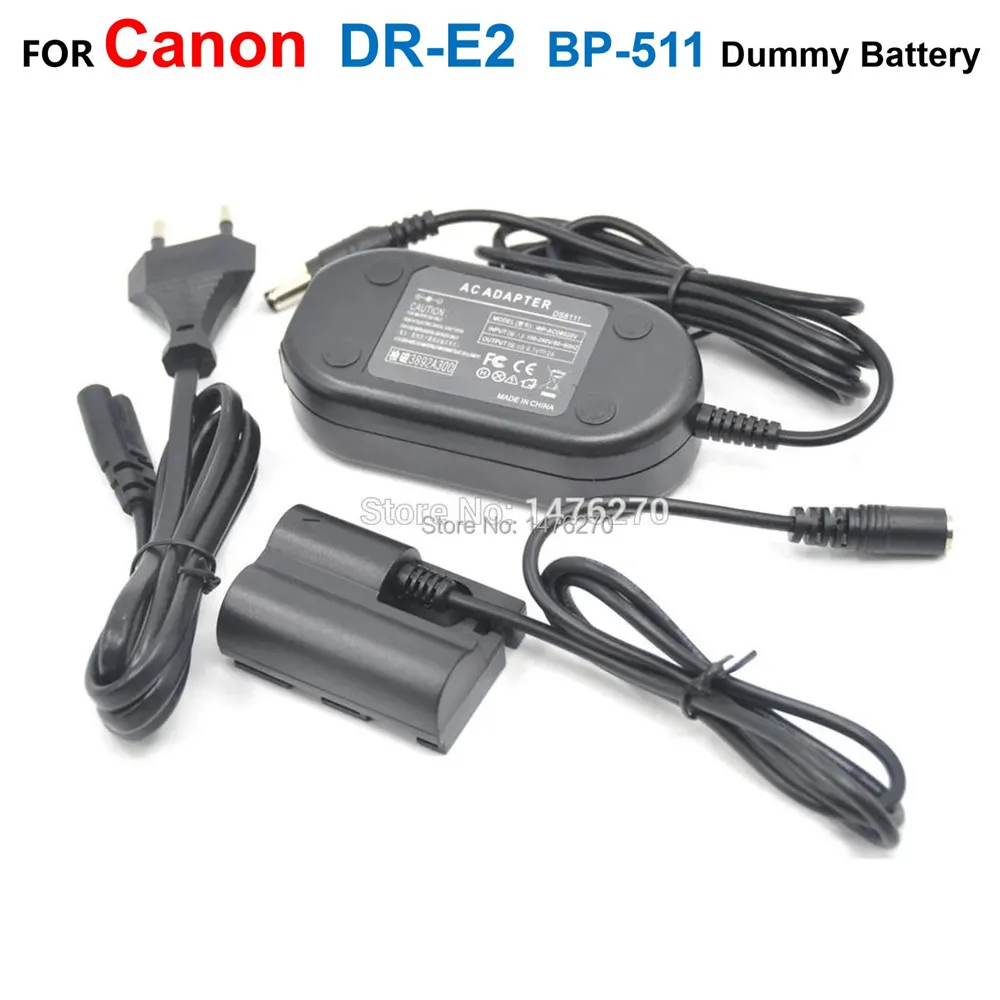 DR - E2 DR - 400 Связь постоянного тока BP511 BP - 511 Поддельная батарея + ACK - E2 Адаптер питания переменного тока Зарядное устройство для Canon EOS 5D 10D 20D 30D 40D 50D D60 300D
DR - E2 DR - 400 Связь постоянного тока BP511 BP - 511 Поддельная батарея + ACK - E2 Адаптер питания переменного тока Зарядное устройство для Canon EOS 5D 10D 20D 30D 40D 50D D60 300D