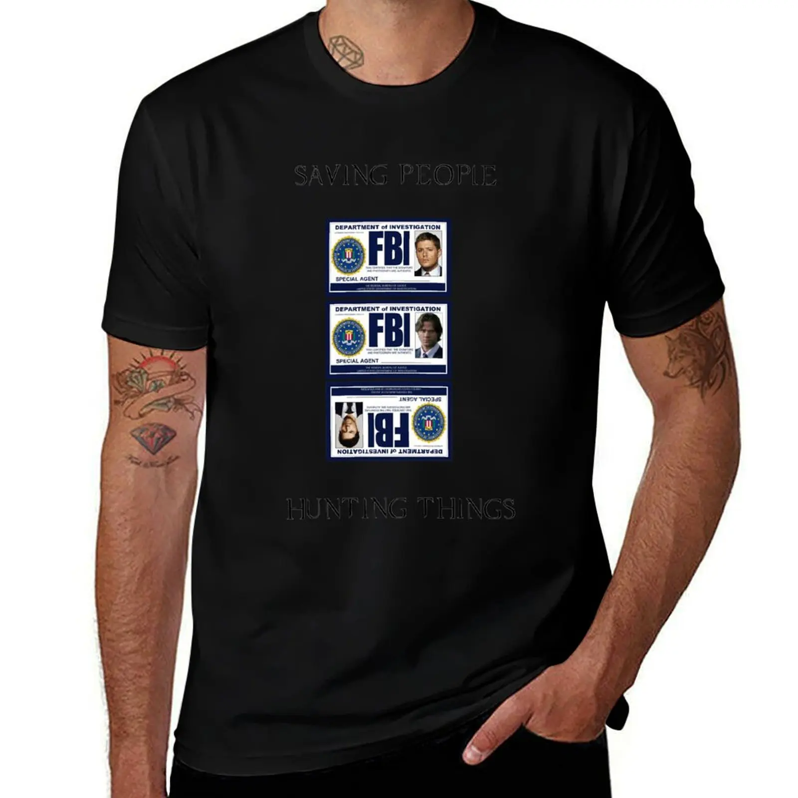 Supernatural Badge T-Shirt summer shirt summer 2025 Clothing cute tops plain black t shirts men
Supernatural Badge T-Shirt summer shirt summer 2025 Clothing cute tops plain black t shirts men