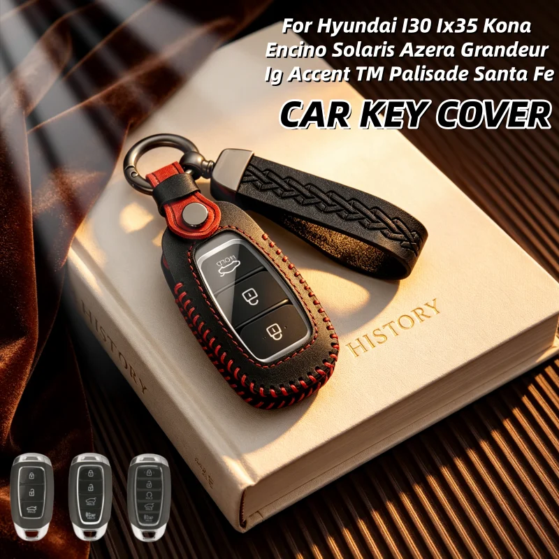 Car Key Cover Case Shell for Hyundai I30 Ix35 Kona Encino Solaris Azera Grandeur Ig Accent TM Palisade Santa Fe Leather Key Case
Car Key Cover Case Shell for Hyundai I30 Ix35 Kona Encino Solaris Azera Grandeur Ig Accent TM Palisade Santa Fe Leather Key Case