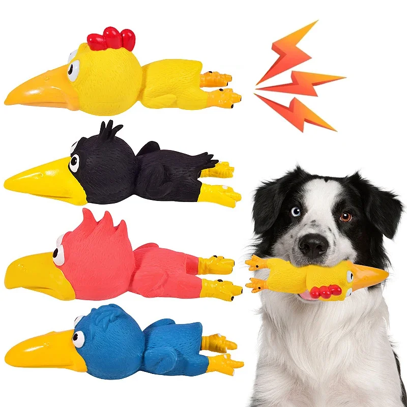 Dog Chew Toy Latex Chicken Shape Pet Squeaky Toys For Puppy Bite Resistant Teeth Grinding Dog Training Sound Toy Pet Supplies
Dog Chew Toy Latex Chicken Shape Pet Squeaky Toys For Puppy Bite Resistant Teeth Grinding Dog Training Sound Toy Pet Supplies