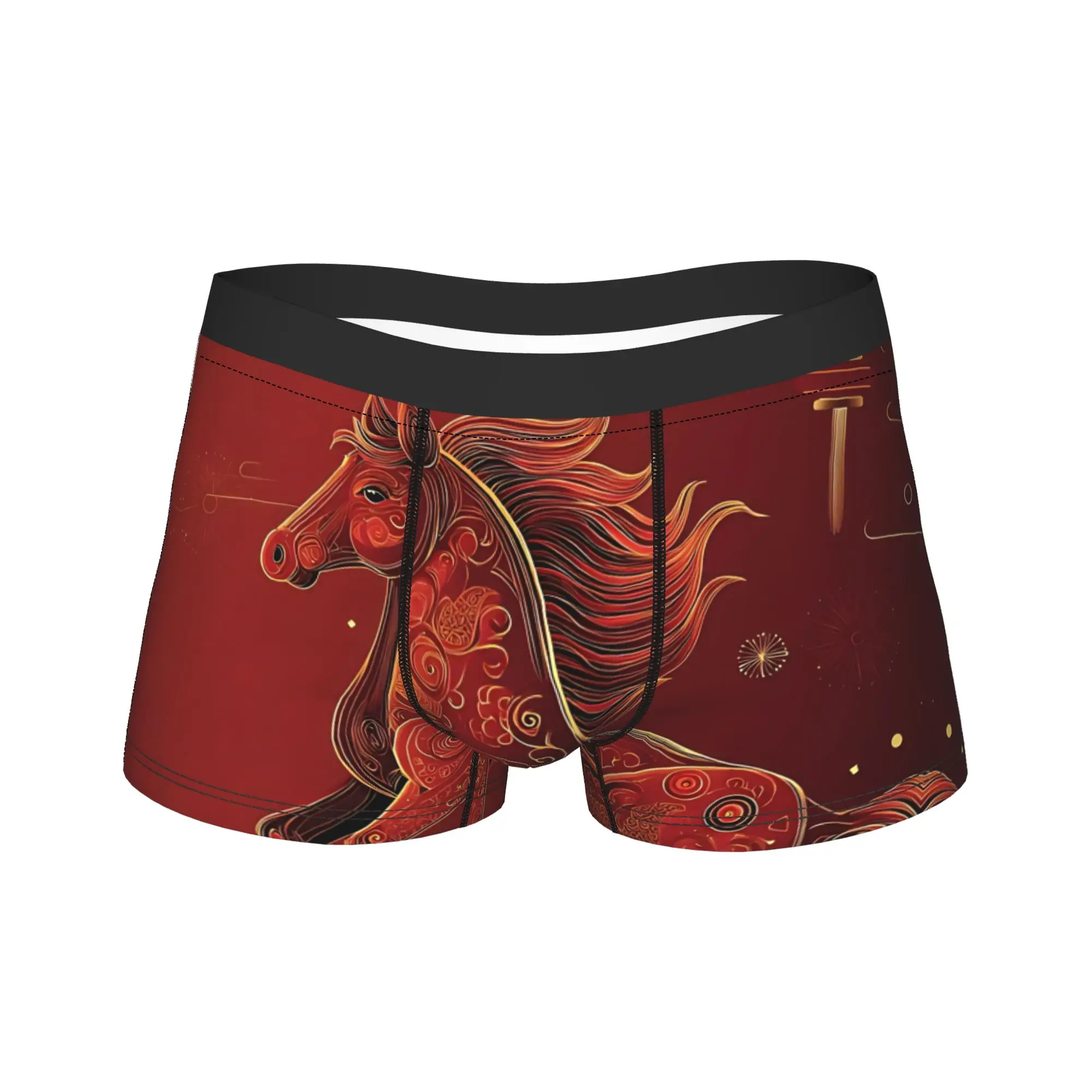 Festive Red-And-Gold Zodiac Horse Underwear Sexy Soft Panties Printing Boxer Brief For Men Pouch Plus Size Boxer Shorts
Festive Red-And-Gold Zodiac Horse Underwear Sexy Soft Panties Printing Boxer Brief For Men Pouch Plus Size Boxer Shorts