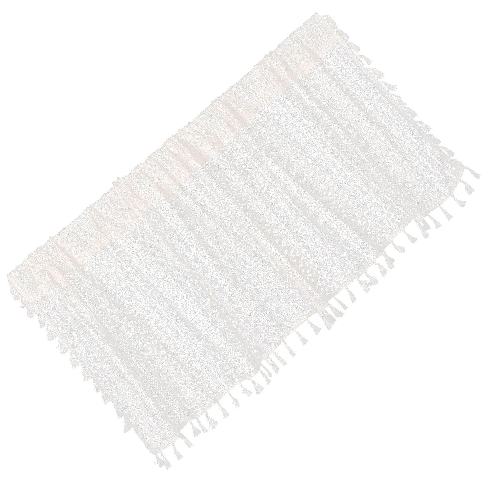 Elegant Crochet Lace Short Sheer Curtain Tassel Farmhouse Style Window Kitchen Bathroom Macrame Valance Light Filtering Short
Elegant Crochet Lace Short Sheer Curtain Tassel Farmhouse Style Window Kitchen Bathroom Macrame Valance Light Filtering Short