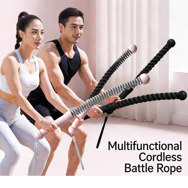 Multifunctional Cordless Battle Rope Portable Home Fitness Equipment For Men's Strength Training Strong Rebound Anti-Slip Grip
Multifunctional Cordless Battle Rope Portable Home Fitness Equipment For Men's Strength Training Strong Rebound Anti-Slip Grip