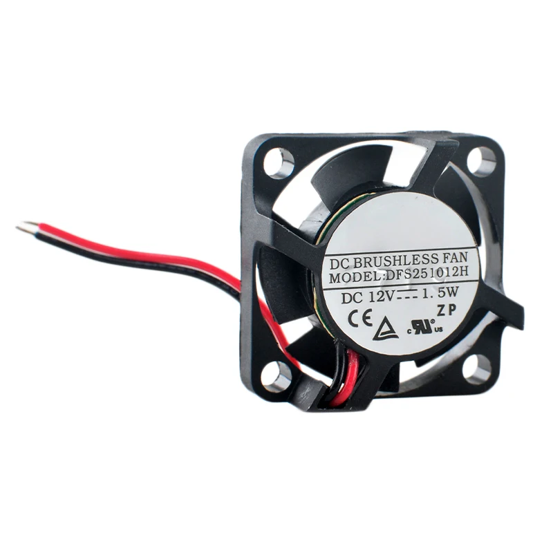 DFS251012H Micro Cooling Fan 25mm X 2.5cm DC12V 1.5W Aluminum Made CPU Heat Dissipation Fan for Motherboard
DFS251012H Micro Cooling Fan 25mm X 2.5cm DC12V 1.5W Aluminum Made CPU Heat Dissipation Fan for Motherboard