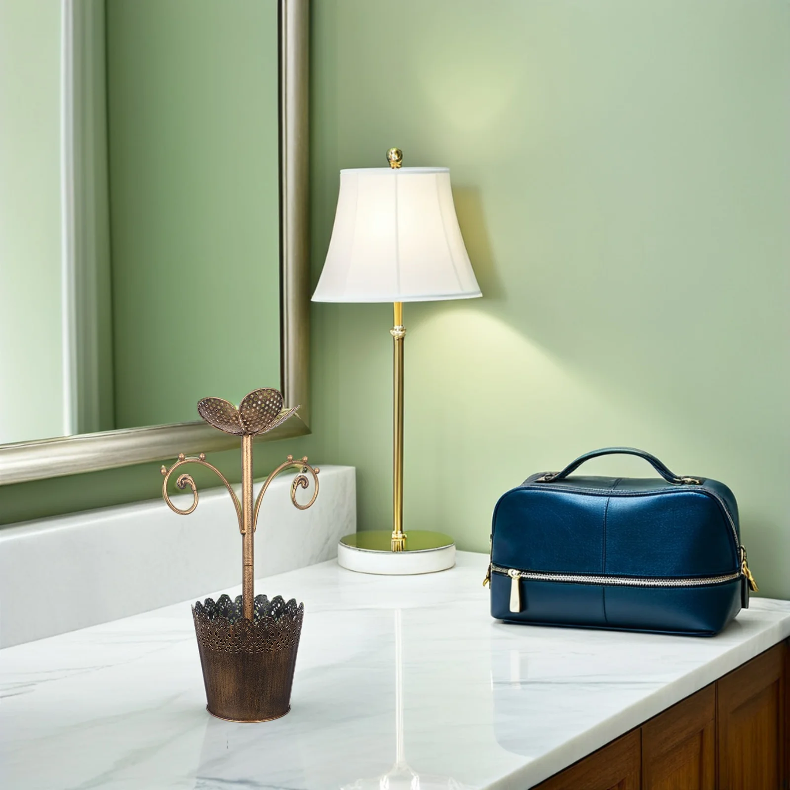 Подставка для ювелирных изделий в форме цветка, железный металлический органайзер, стойка для ожерелья, браслетов, сережек, держатель для хранения, винтажный
Подставка для ювелирных изделий в форме цветка, железный металлический органайзер, стойка для ожерелья, браслетов, сережек, держатель для хранения, винтажный