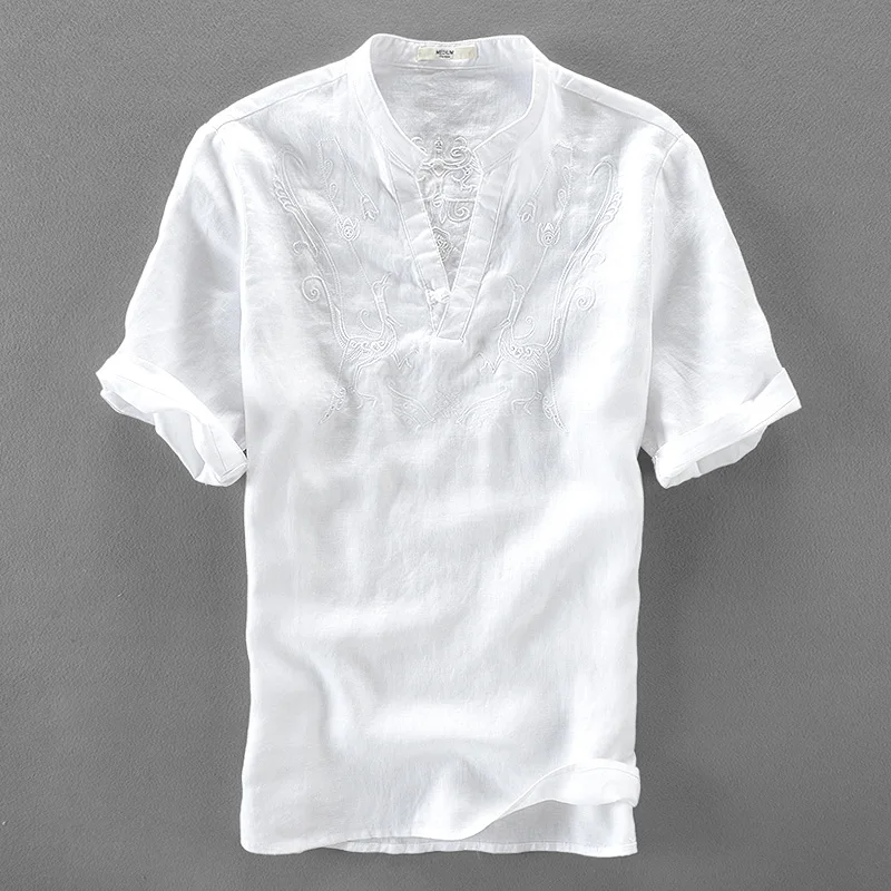 Italy brand linen shirts for men summer solid white flax shirts mens embroidery casual men shirt large size shirts male camiseta
Italy brand linen shirts for men summer solid white flax shirts mens embroidery casual men shirt large size shirts male camiseta