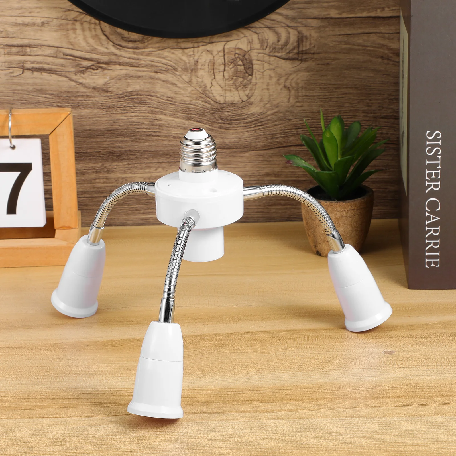 Multi-Head Flexible Hose Light Socket Extender E27 to Bulb Adapter Adjustable Lamp Holder for Home Office Lighting Setup
Multi-Head Flexible Hose Light Socket Extender E27 to Bulb Adapter Adjustable Lamp Holder for Home Office Lighting Setup