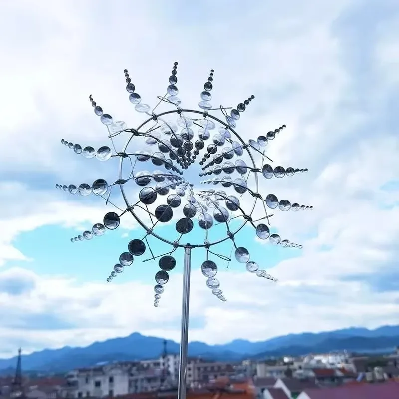 Outdoor Metal Unique Windmill Wind Rotation Sculpture Decoration Garden Art Decoration
Outdoor Metal Unique Windmill Wind Rotation Sculpture Decoration Garden Art Decoration