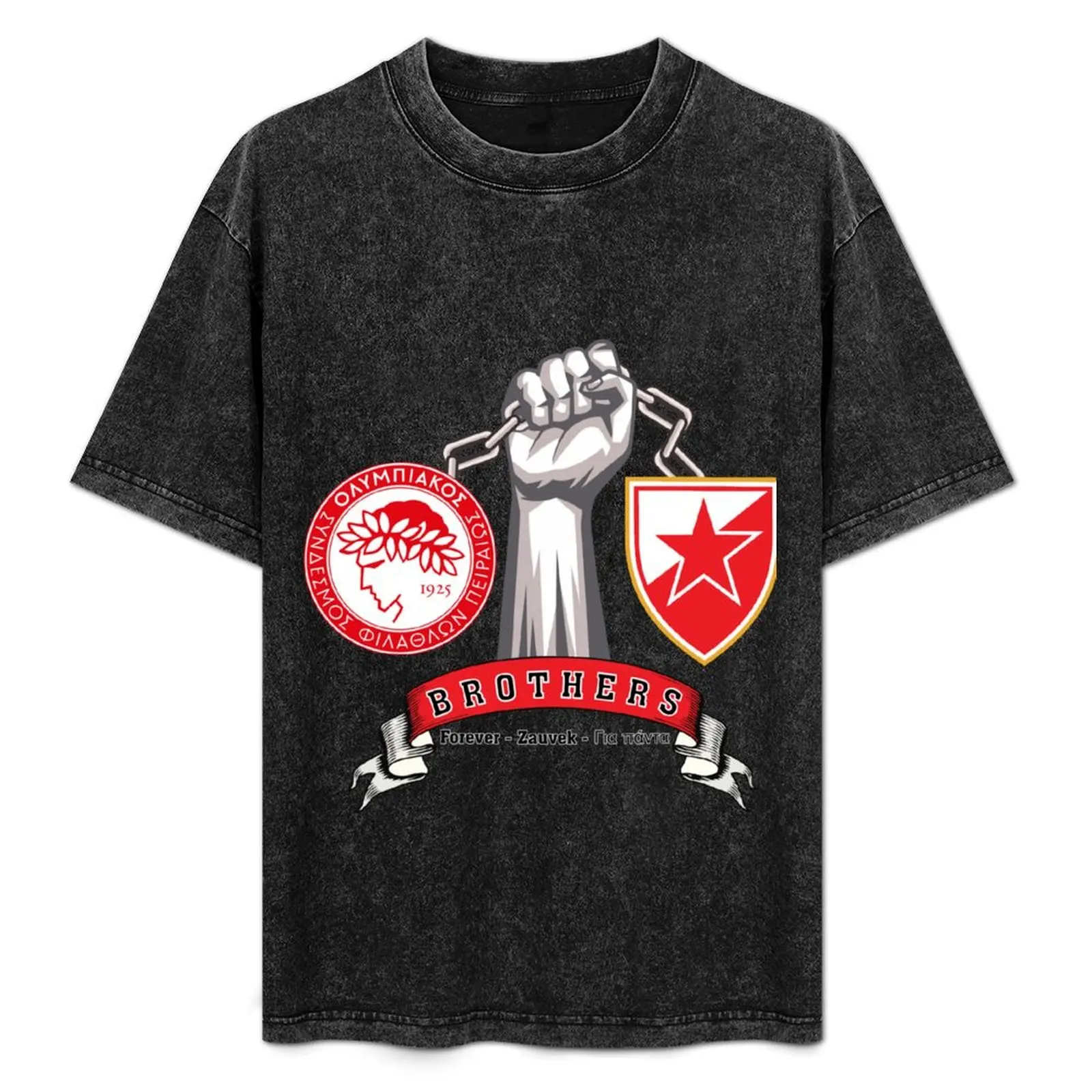 Olimpiakos - Red Star Brothers T-Shirt Summer Holiday Casual Tee
Olimpiakos - Red Star Brothers T-Shirt Summer Holiday Casual Tee