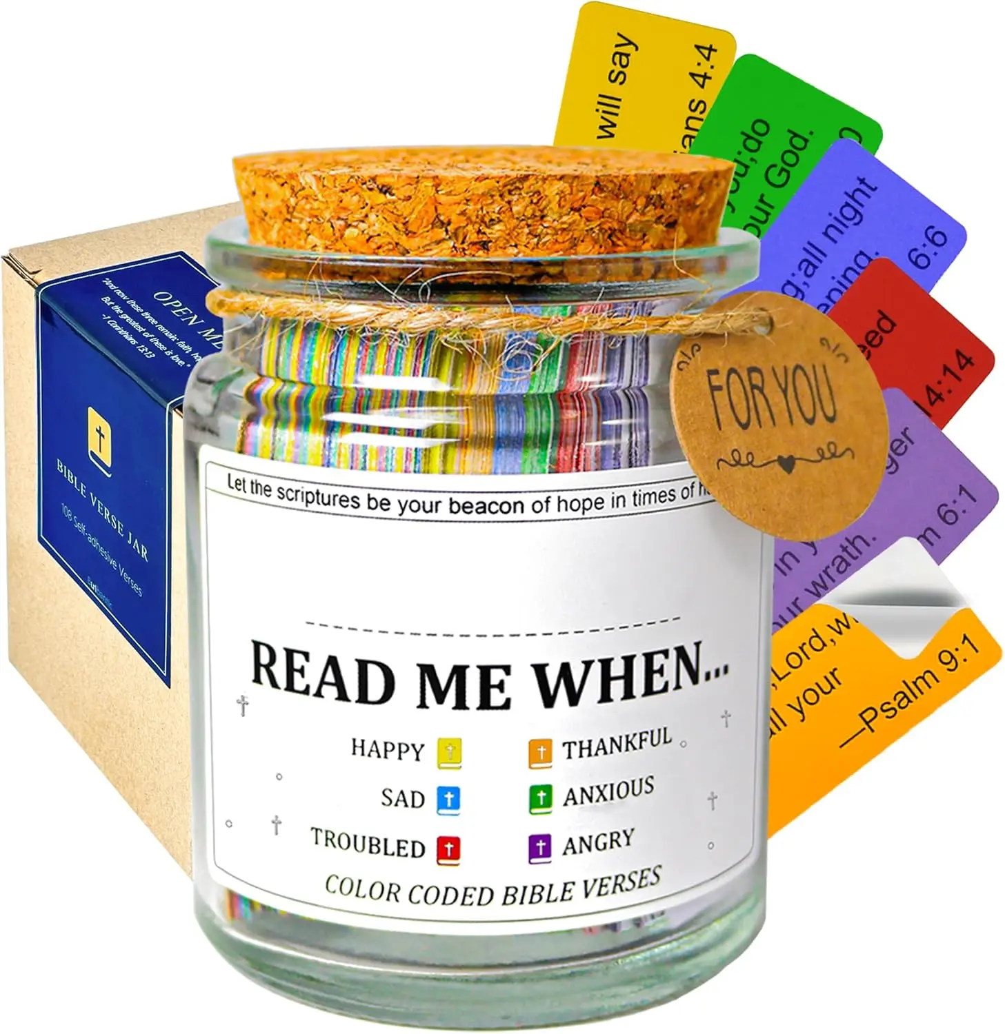 Bible Verse Jar , Graduation Gifts, Fathers Day , Birthday, Christian for Women Teacher Appreciation
Bible Verse Jar , Graduation Gifts, Fathers Day , Birthday, Christian for Women Teacher Appreciation