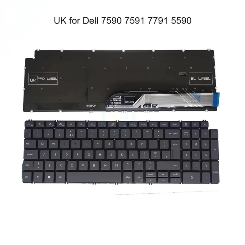 Backlit Keyboard for Dell Inspiron 15 7590 7591 5501 5502 5508 UK Layout New
Backlit Keyboard for Dell Inspiron 15 7590 7591 5501 5502 5508 UK Layout New