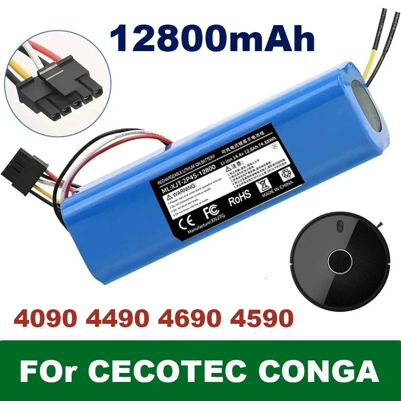 Аккумуляторная батарея для робота CECOTEC CONGA 14,8 12800 100% 4090 4490, 4690 в, 4590 мАч
Аккумуляторная батарея для робота CECOTEC CONGA 14,8 12800 100% 4090 4490, 4690 в, 4590 мАч