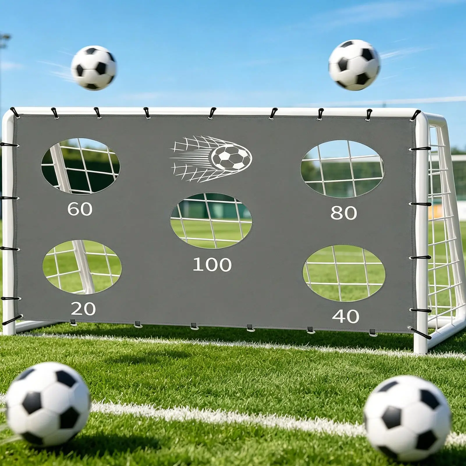 Soccer Goal Target Net Foldable Fast Setup Training Cloth Soccer Accuracy Target Cloth For Adults Youth Beginners Players
Soccer Goal Target Net Foldable Fast Setup Training Cloth Soccer Accuracy Target Cloth For Adults Youth Beginners Players