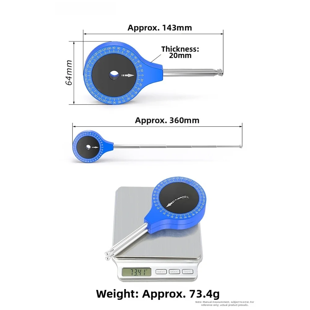 Leg Angle Gauge Bike Fitting Tool Accurate Angle Reading Precision Measurement Measures Knee Joint Angles For Road Bikes
Leg Angle Gauge Bike Fitting Tool Accurate Angle Reading Precision Measurement Measures Knee Joint Angles For Road Bikes