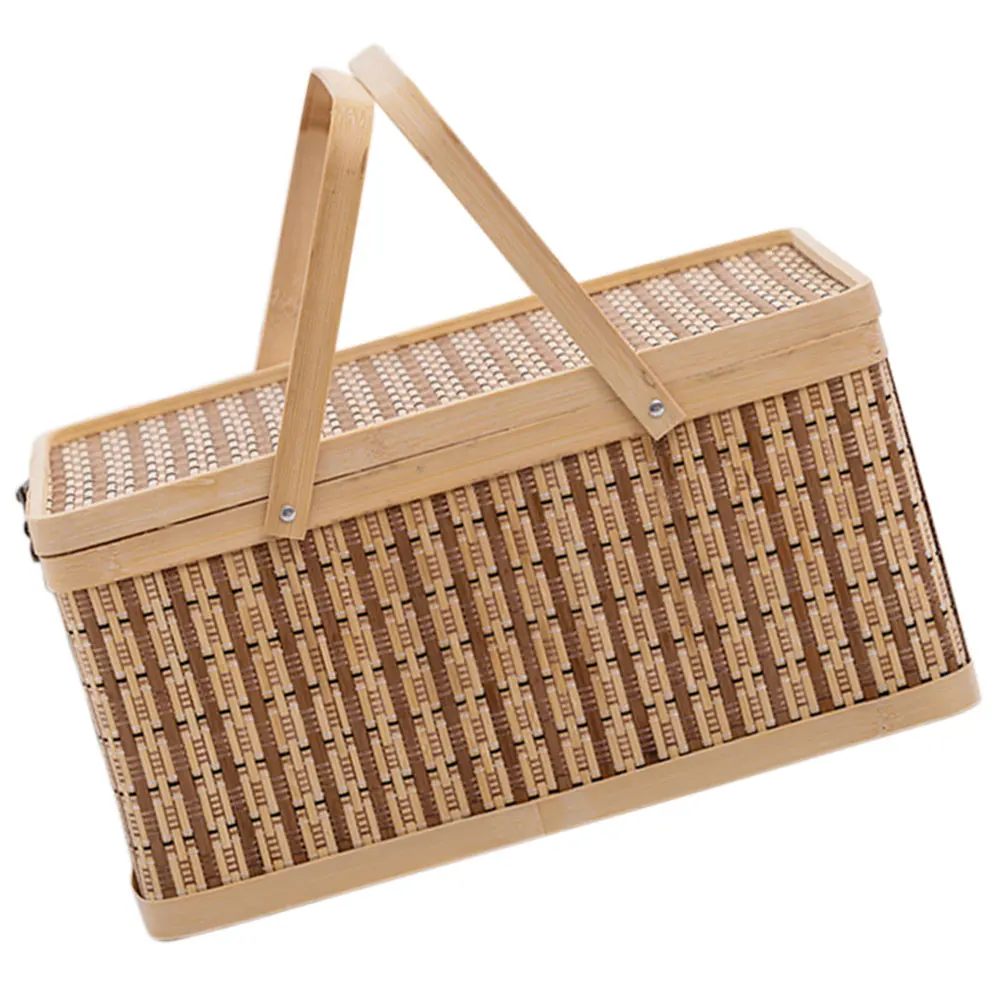 Sturdy Bamboo Storage Multi-Use Woven Gift Packaging Basket For Home Decorative Use Large Gardening Basket With Handle Fruits
Sturdy Bamboo Storage Multi-Use Woven Gift Packaging Basket For Home Decorative Use Large Gardening Basket With Handle Fruits