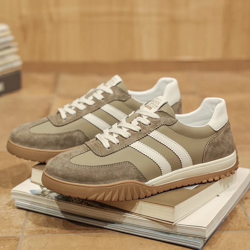 Men's Vulcanized Sneakers High Quality Leather Casual Shoes Breathable Mesh Men Tennis Shoes Male Flat Shoe Zapatillas Hombre
Men's Vulcanized Sneakers High Quality Leather Casual Shoes Breathable Mesh Men Tennis Shoes Male Flat Shoe Zapatillas Hombre