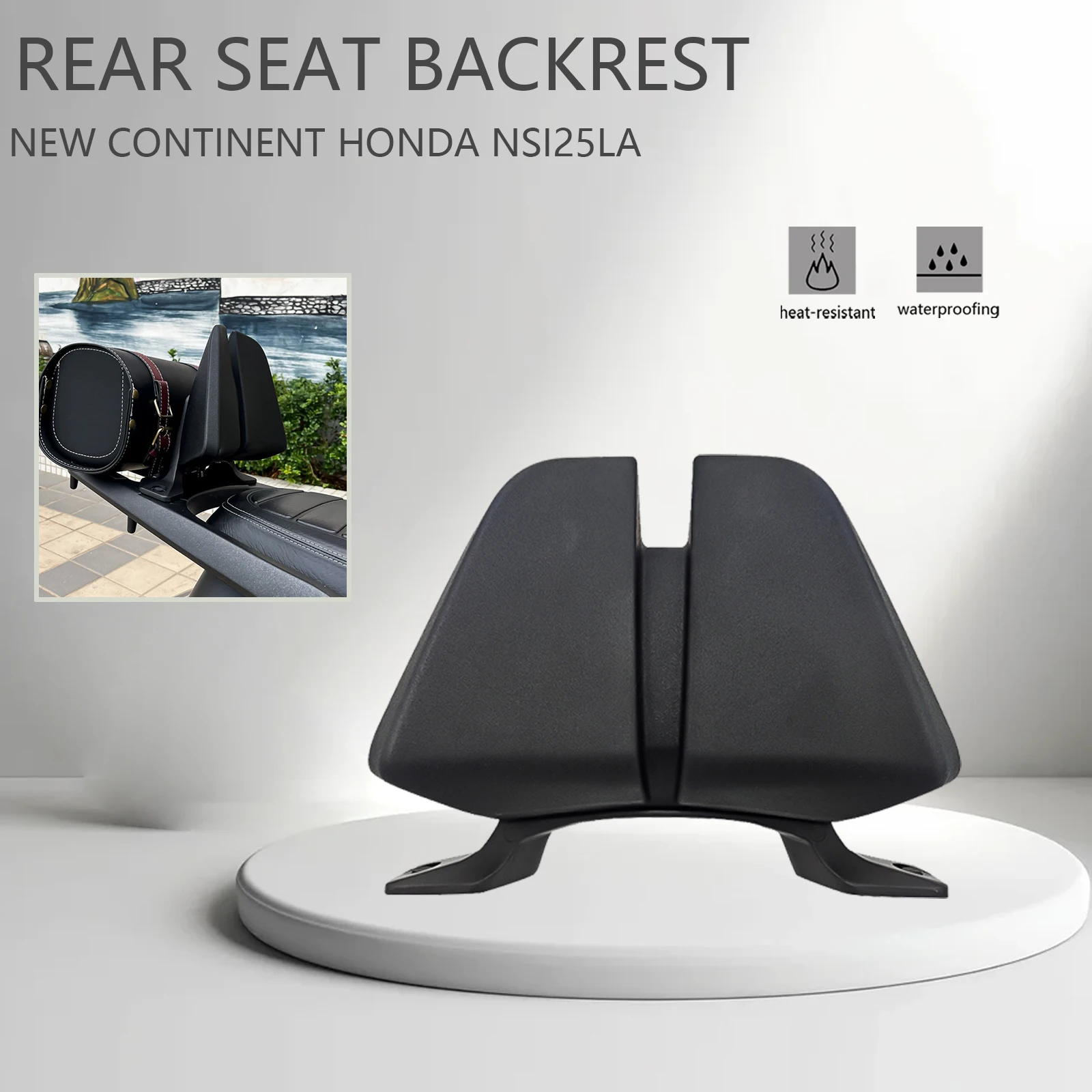 NEW CONTINENT FOR HONDA NS125LA Motorcycle Backrest Rear Passenger Seat Back Rest Stay Protection Pad Accessories all years
NEW CONTINENT FOR HONDA NS125LA Motorcycle Backrest Rear Passenger Seat Back Rest Stay Protection Pad Accessories all years
