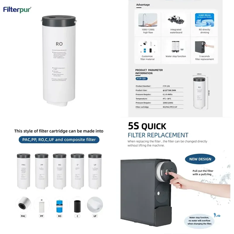 【CHIMU HOME】 RO Filter Cartridge for 2026 New Design Easy to Replace 1000G 1200G Customizable Reverse Osmosis System
【CHIMU HOME】 RO Filter Cartridge for 2026 New Design Easy to Replace 1000G 1200G Customizable Reverse Osmosis System