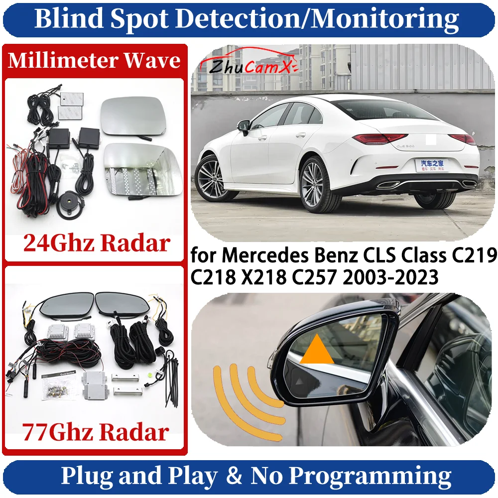 Blind Spot Monitoring/Detection System for Mercedes Benz CLS Class C219 C218 X218 C257 Night Driving Side Lane Change Assist
Blind Spot Monitoring/Detection System for Mercedes Benz CLS Class C219 C218 X218 C257 Night Driving Side Lane Change Assist