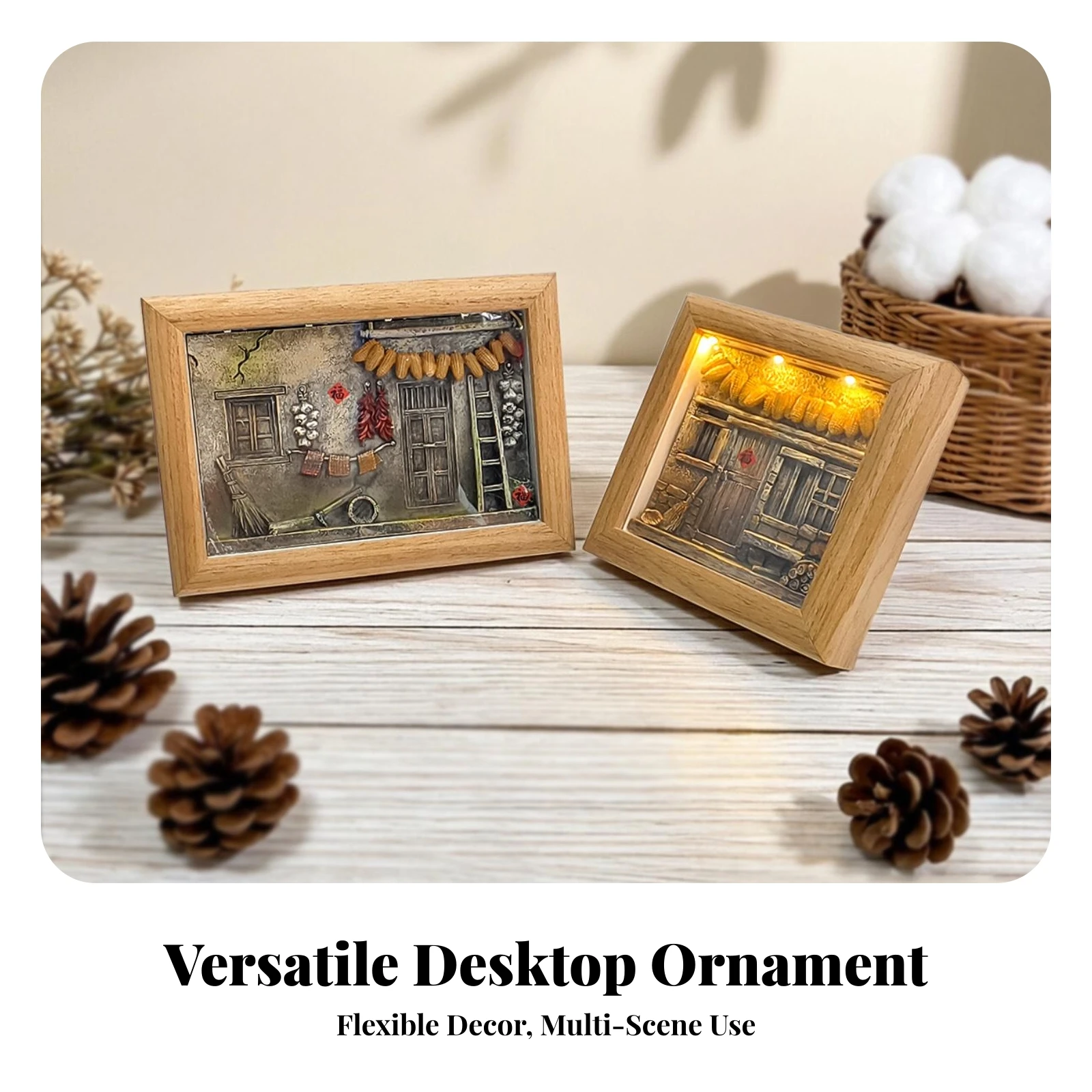 3D Embossed Village Light Touch Switch Farmhouse Night Light LED Village Decor 3 Brightness Levels
3D Embossed Village Light Touch Switch Farmhouse Night Light LED Village Decor 3 Brightness Levels