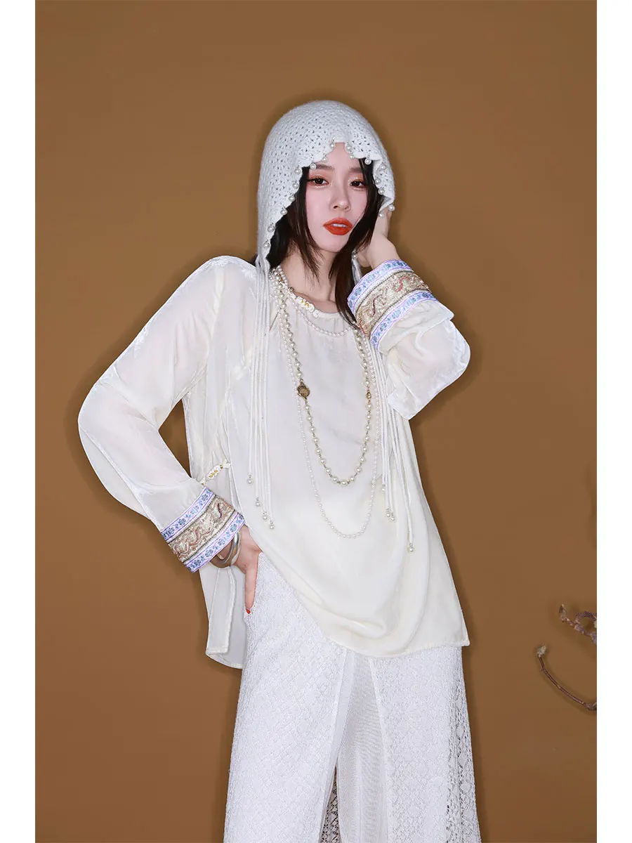 New Chinese Sle Velvet irt Jaet Women's Loose Fit Long Sve round Ne Button up Warmth Outerwear Dangdang Somes
New Chinese Sle Velvet irt Jaet Women's Loose Fit Long Sve round Ne Button up Warmth Outerwear Dangdang Somes