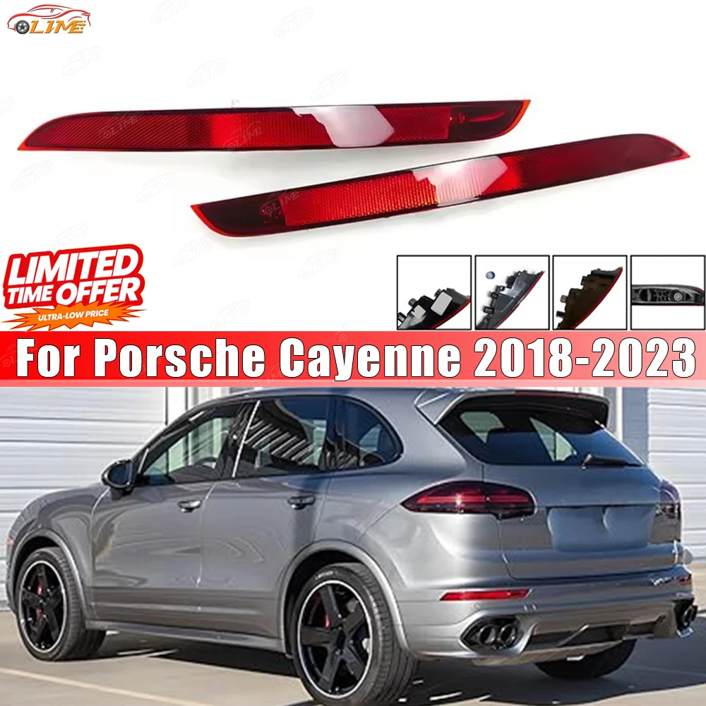 Fit For Porsche Cayenne 2018-2023 Rear Bumper Brake Light Automotive signal lights 9Y0945725A 9Y0945726A Car Accessories
Fit For Porsche Cayenne 2018-2023 Rear Bumper Brake Light Automotive signal lights 9Y0945725A 9Y0945726A Car Accessories