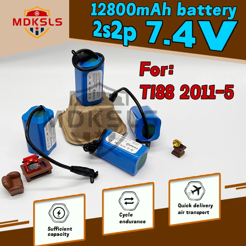 7.4V Nev 2S2P Fishing Bait Boat 2800-12800mAh Battery For T188 T888 2011-5 V007 C18 H18 So on Remote Control RC Boat Parts18650
7.4V Nev 2S2P Fishing Bait Boat 2800-12800mAh Battery For T188 T888 2011-5 V007 C18 H18 So on Remote Control RC Boat Parts18650