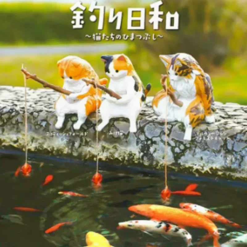Gashapon Капсульная игрушка Рыбалка Кошка Креативные украшения для танка Миниатюрное украшение стола Мини-куклы Статуэтки Подарки
Gashapon Капсульная игрушка Рыбалка Кошка Креативные украшения для танка Миниатюрное украшение стола Мини-куклы Статуэтки Подарки
