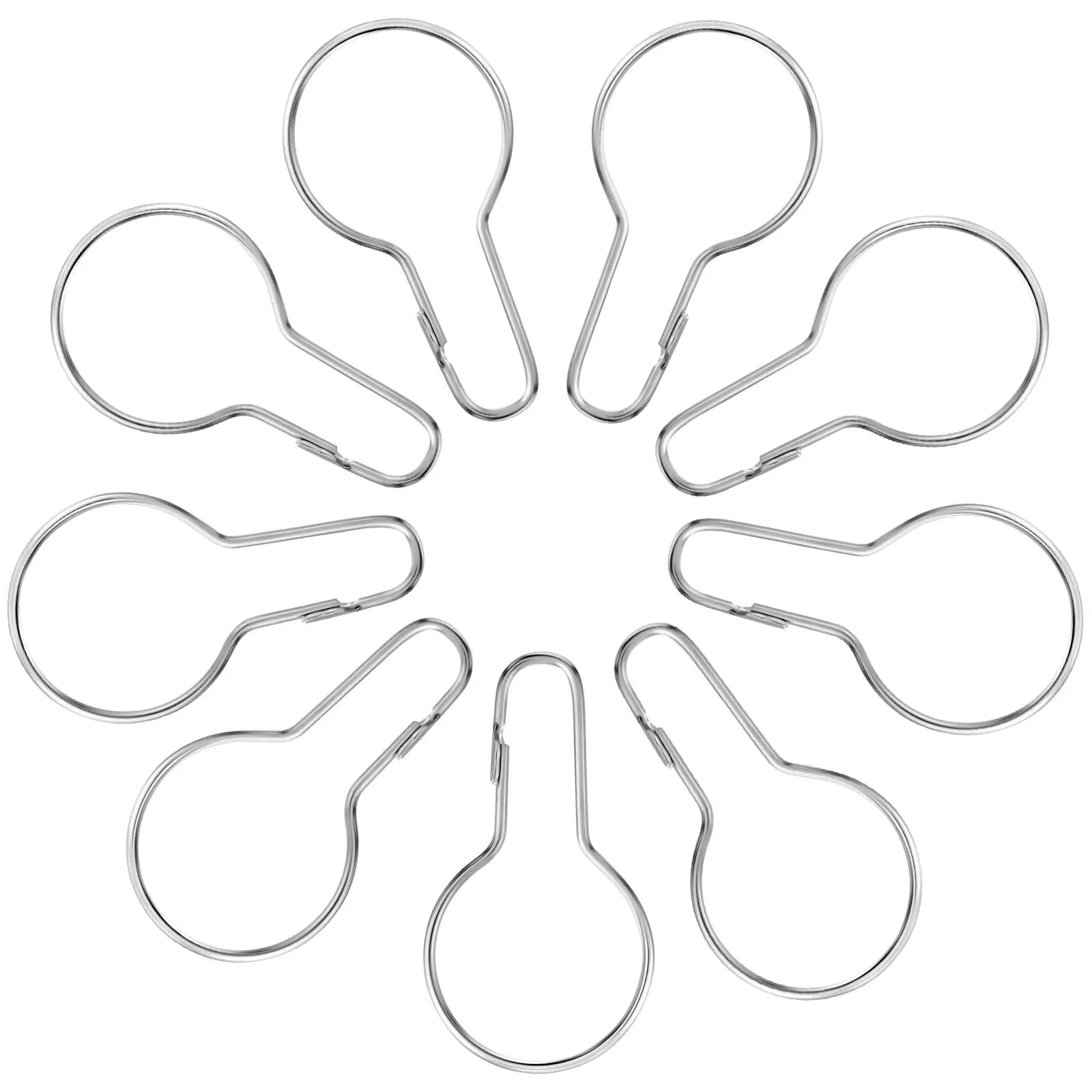 20 pcs Shower Gourd Shower Curtain Hook Shaped Rust Proof Bathroom Accessories Curtains Poles Silver Gourd Shaped Hooks Hook
20 pcs Shower Gourd Shower Curtain Hook Shaped Rust Proof Bathroom Accessories Curtains Poles Silver Gourd Shaped Hooks Hook