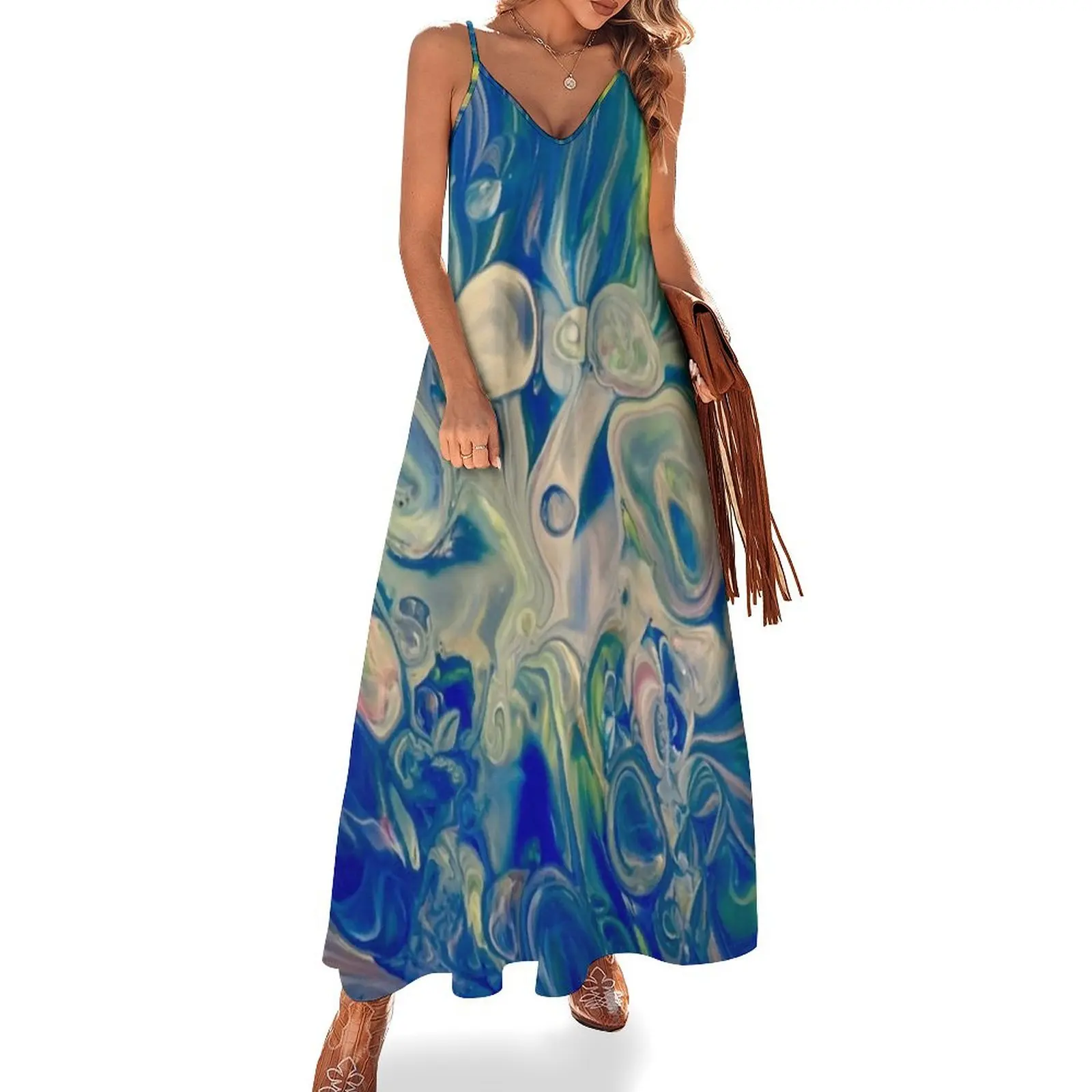The Enchanted Forest of Luminous Mushrooms Sleeveless Dress Women long dress Dresses for wedding party Dress
The Enchanted Forest of Luminous Mushrooms Sleeveless Dress Women long dress Dresses for wedding party Dress