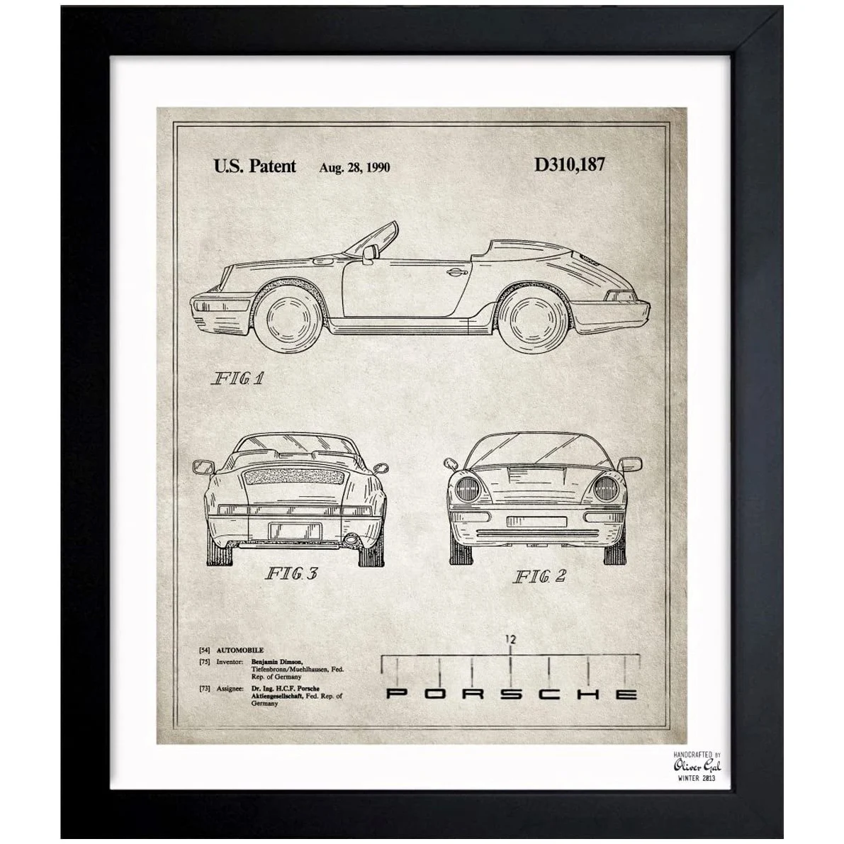 Patent 1990 Gray Vintage Car HD Posters Wall Art Pictures Canvas Paintings Decorations for Living Room Home Decor
Patent 1990 Gray Vintage Car HD Posters Wall Art Pictures Canvas Paintings Decorations for Living Room Home Decor