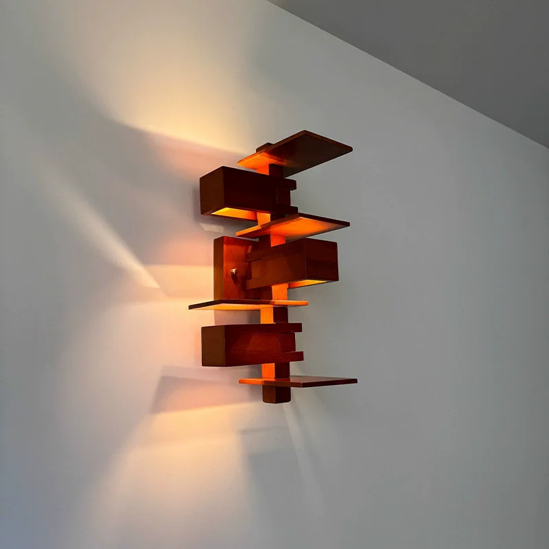 Retro Wabi Sabi Style Solid Wood Light Villa Background Wall Decor Bedside Lamp Mid Ancient Style Designer Creative Wall Lamp
Retro Wabi Sabi Style Solid Wood Light Villa Background Wall Decor Bedside Lamp Mid Ancient Style Designer Creative Wall Lamp