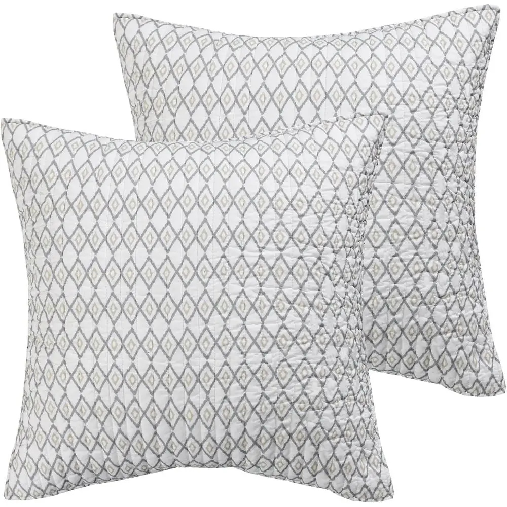 Grey Euro Sham Set of 2 - 26x26 Pillow Shams - Cotton Blend, Spa-Inspired White
Grey Euro Sham Set of 2 - 26x26 Pillow Shams - Cotton Blend, Spa-Inspired White