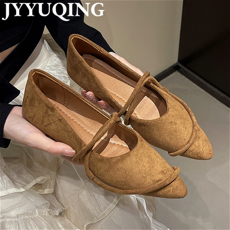 Flats Pointed Toe Mary Jane Shoes Woman Sandals Loafers Summer New 2025 Elegant Shallow Designer Dress Suede Zapatos De Mujer
Flats Pointed Toe Mary Jane Shoes Woman Sandals Loafers Summer New 2025 Elegant Shallow Designer Dress Suede Zapatos De Mujer