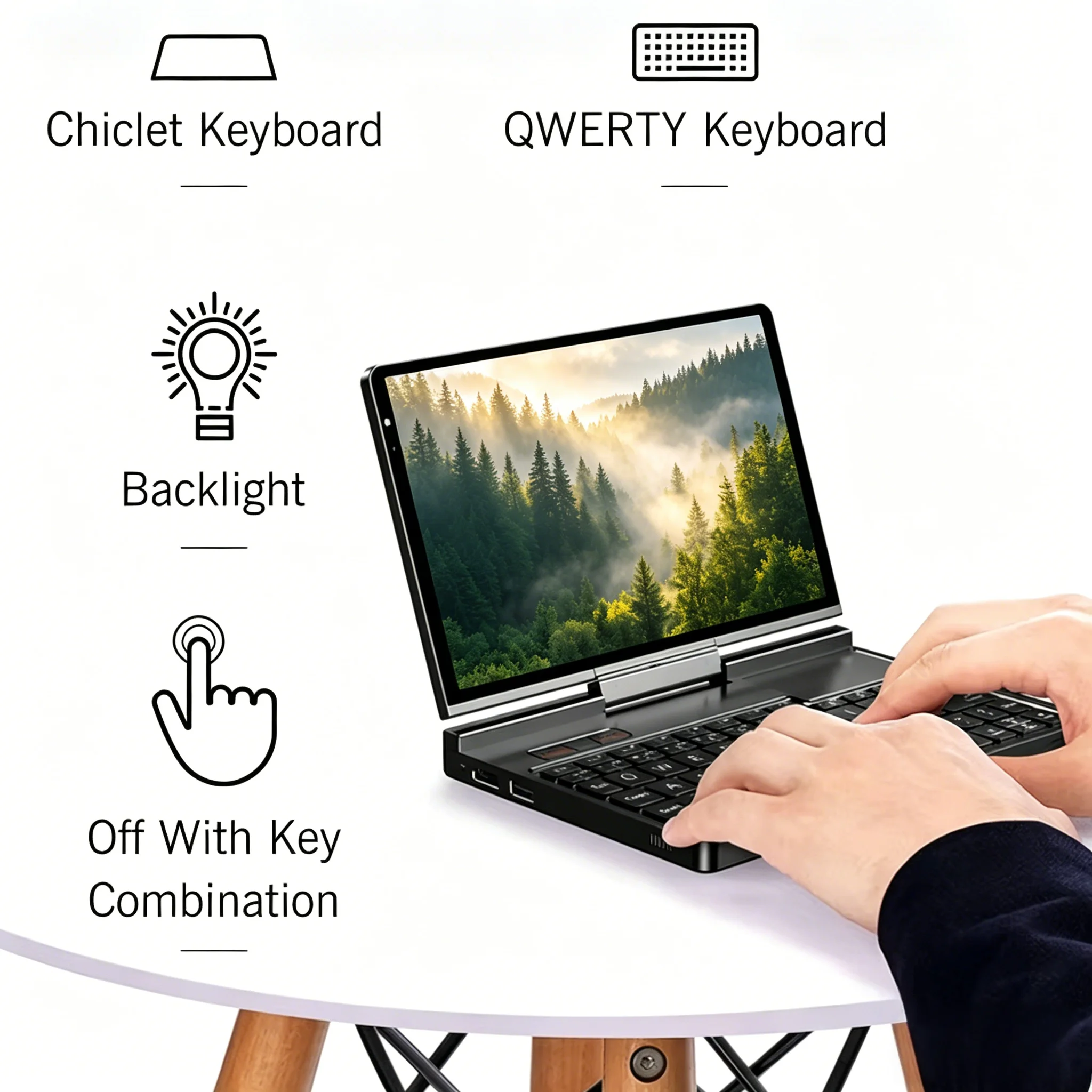 GPD Pocket 4 8.8-inch Portable Mini PC AMD AI 9 HX 370 64GB RAM 2TB NVMe Flipped 180° Laptop Computer All round 2026 New
GPD Pocket 4 8.8-inch Portable Mini PC AMD AI 9 HX 370 64GB RAM 2TB NVMe Flipped 180° Laptop Computer All round 2026 New