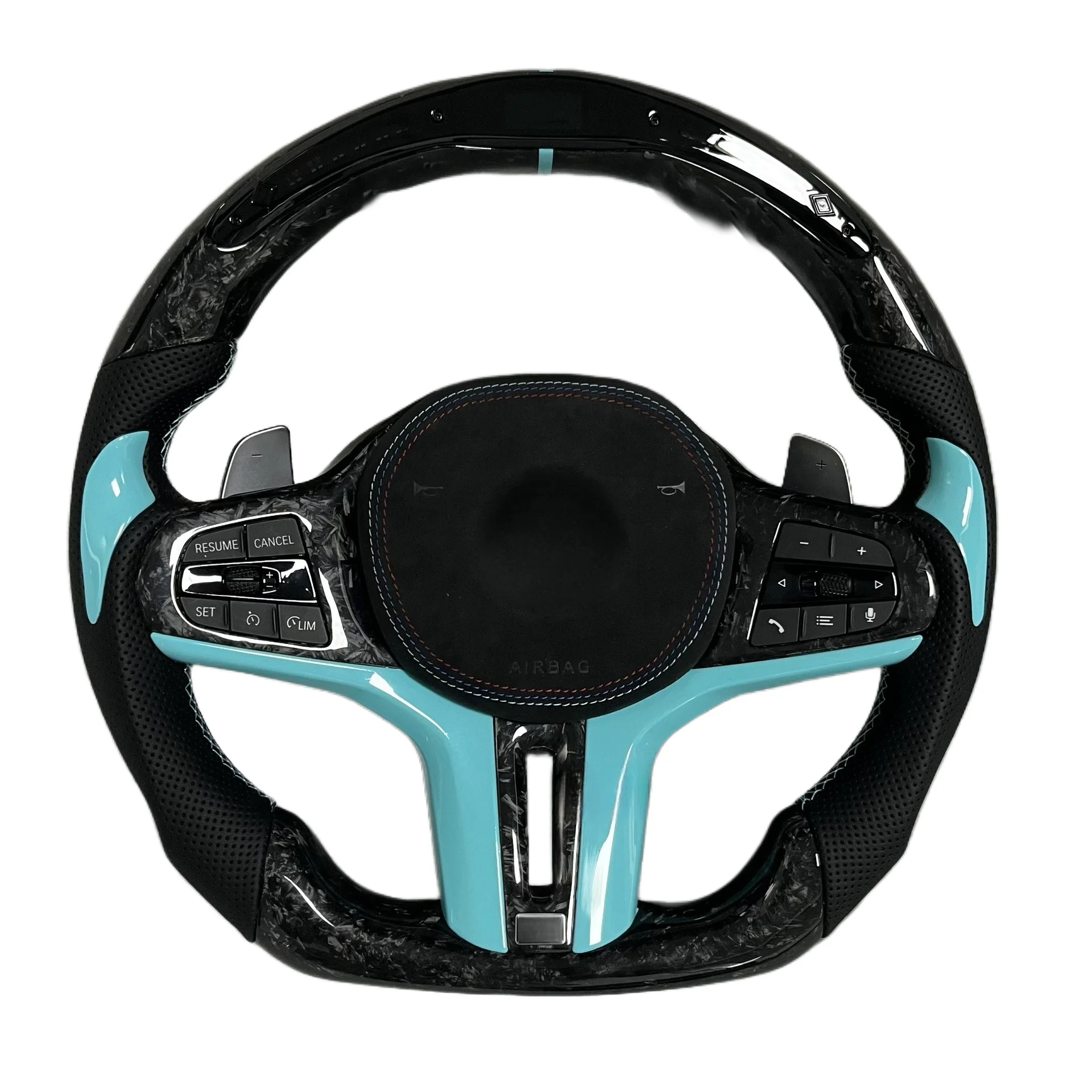 For M Performance Carbon Fiber Perforated Leather Steering Wheel For BM W 3 5 Series F10 F20 F30 F32 F07 X5 E70 E71 M3 M4 M5 G30
For M Performance Carbon Fiber Perforated Leather Steering Wheel For BM W 3 5 Series F10 F20 F30 F32 F07 X5 E70 E71 M3 M4 M5 G30