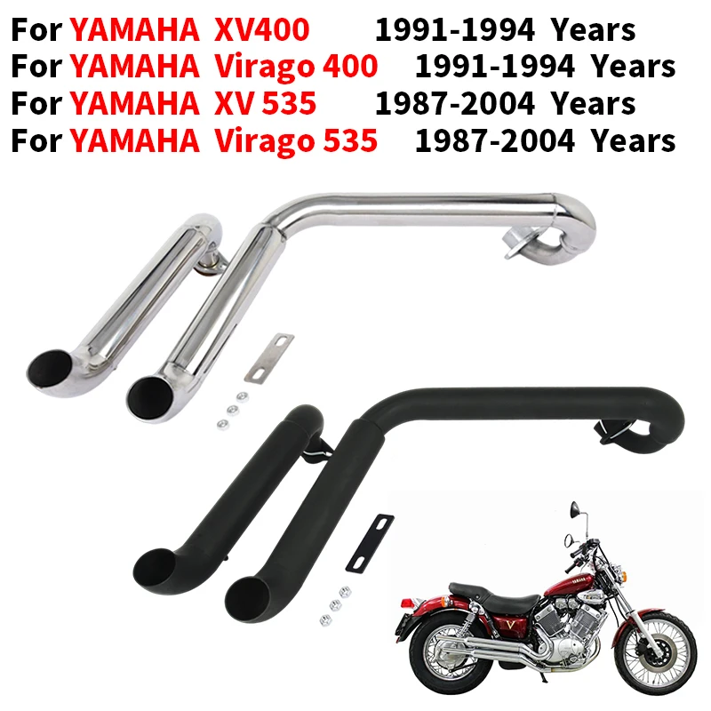 For YAMAHA XV400 Virago 400 1991 - 1994 For YAMAHA XV 535 Vago 535 1987 - 2004 Motorcycles Exhaust System Full Connection Pipe
For YAMAHA XV400 Virago 400 1991 - 1994 For YAMAHA XV 535 Vago 535 1987 - 2004 Motorcycles Exhaust System Full Connection Pipe