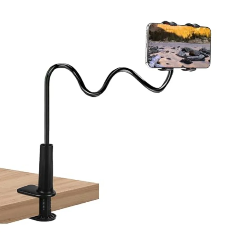 Cell Phone Clip Bed Stand Holder, Lazy Bracket Mount Clamp for Desk Flexible Long Arm Phones Stand Bed Gooseneck Mount, Cell Ph
Cell Phone Clip Bed Stand Holder, Lazy Bracket Mount Clamp for Desk Flexible Long Arm Phones Stand Bed Gooseneck Mount, Cell Ph
