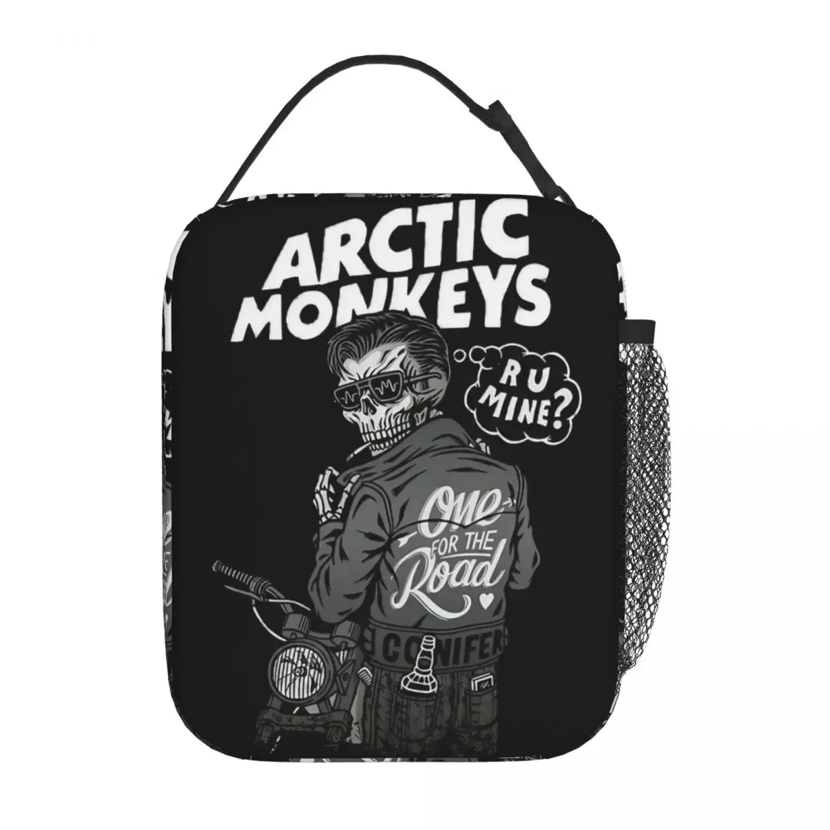 Ретро Arctic Monkeys Rock Band Изолированная сумка для обеда Коробка для хранения еды Портативный холодильник Термальные коробки для обеда для школьного офиса
Ретро Arctic Monkeys Rock Band Изолированная сумка для обеда Коробка для хранения еды Портативный холодильник Термальные коробки для обеда для школьного офиса